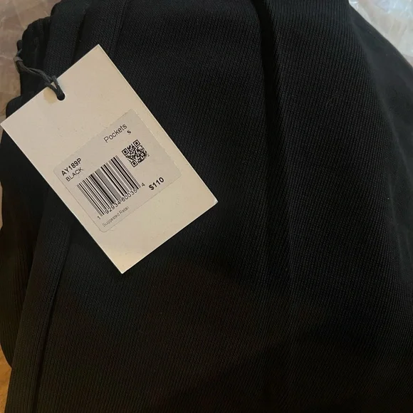 GREY LAB quilted black puffer jacket with matching black cargo pants